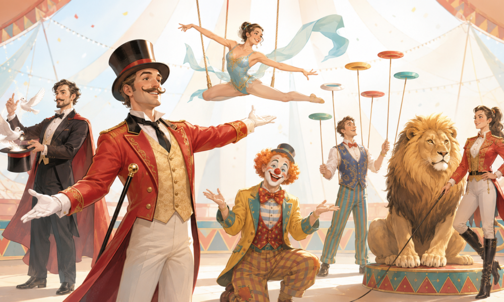 O CIRCO DE TALENTOS